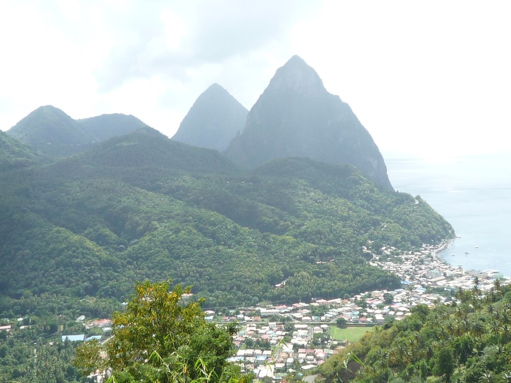 Pitons St Lucia - ARC Trans Atlantic Race © Godfrey Cray